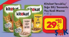 KİTEKAT YAŞ KEDİ MAMASI ÇEŞİTLERİ 85 G fiyat ve kampanya bilgisi